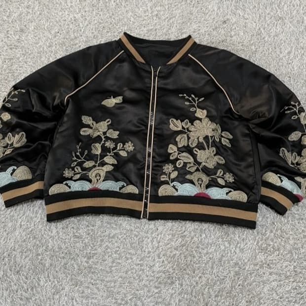 빈티지 스카잔 스카쟌 자수 95/M