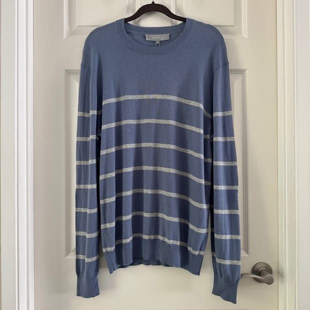 니만 마커스 스트라이프   캐시미어 니트