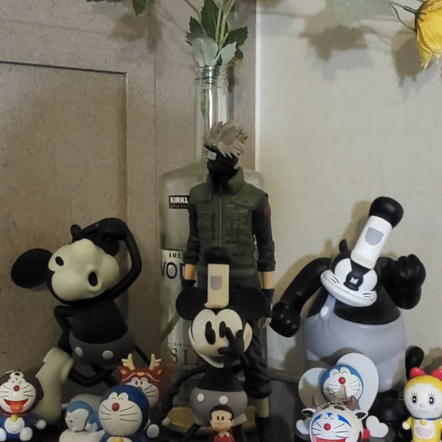 블랙 미키마우스 피규어 