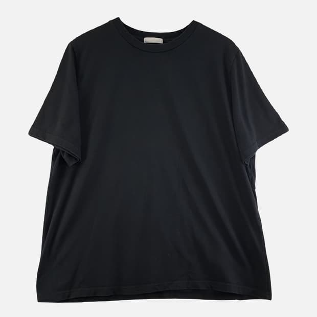 르꼬르망 블랙 남자 반팔티 L O0379