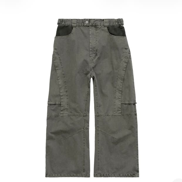 3) 폴리테루 보더팬츠 베이지