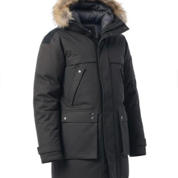 노비스 야테시 다운패딩 스틸 그레이 롱패딩