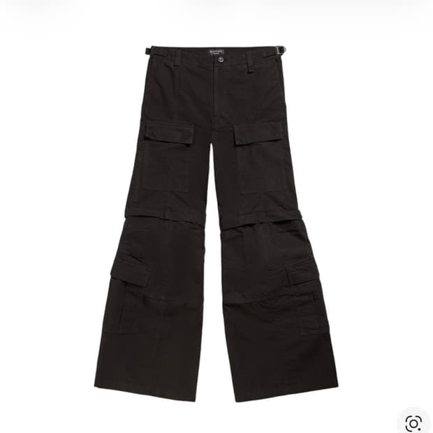 발렌시아가 플레어 카고팬츠 S