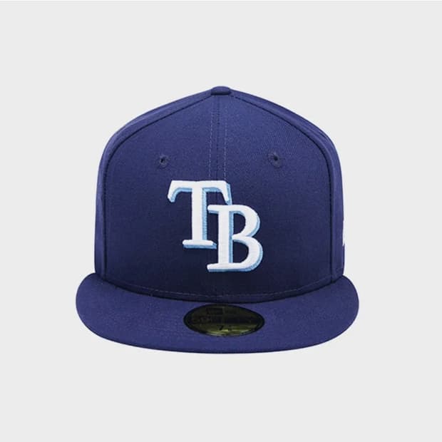새상품 MLB 어센틱 탬파베이 레이스 게임 라이트 네이비 70361051