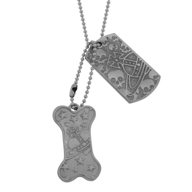 vivienne westwood dogtag necklace
