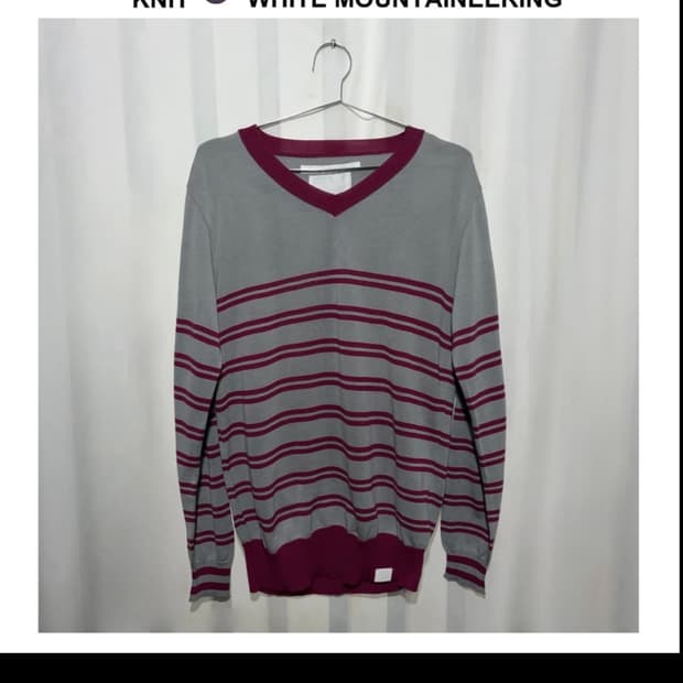 White mountaineering 니트