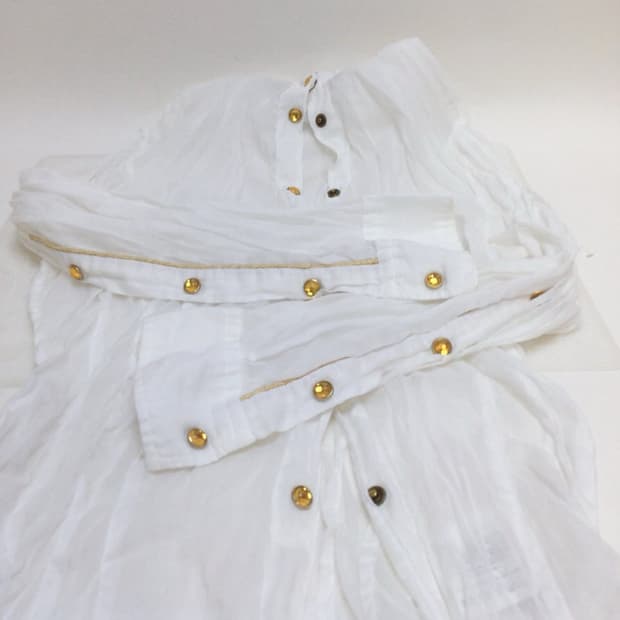 Jean Paul Gaultier 90s Sheer shirt