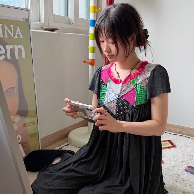 sunao kuwahara, patchwork dress