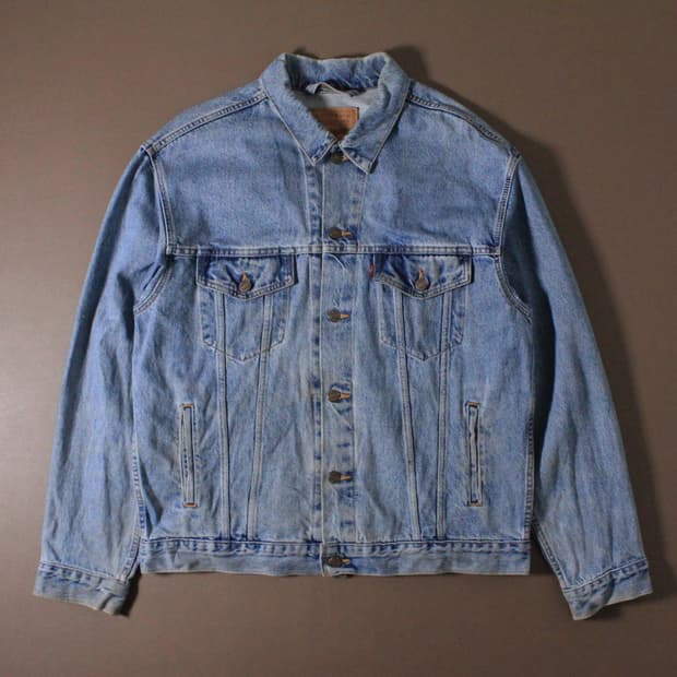90s Levi’s 리바이스 70507 USA 데님 트러커 자켓 L013