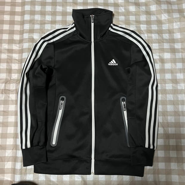 아디다스 져지 100 삼선 트랙탑 집업 Y2K