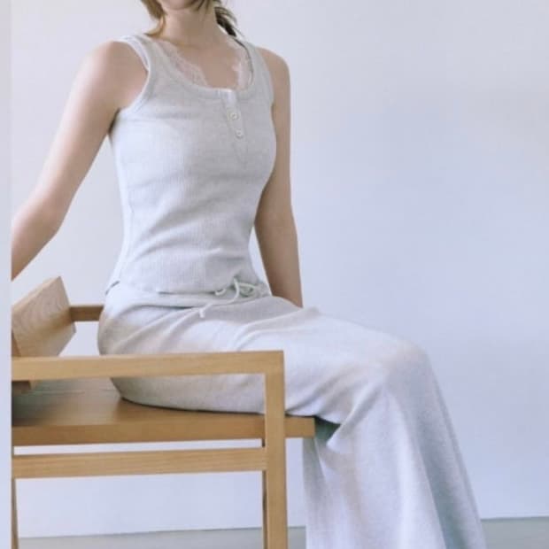 모노하 와플저지스커트 Monoha Waffle-knit jersey lo