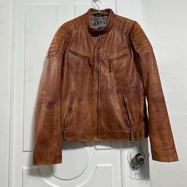 애비아트릭스 레더 바이커자켓