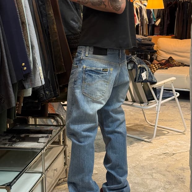 Lee jpn washed denim pants