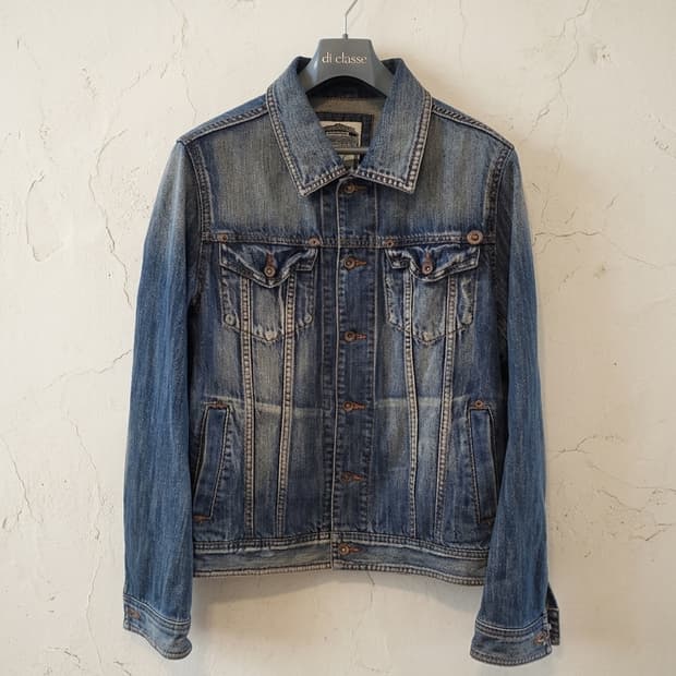 BAN POLE 빈티지 데님 자켓 100