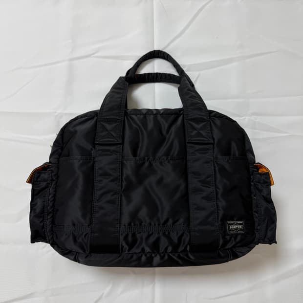 (미품) PORTER 포터 탱커 더플백 L 블랙 보스턴백