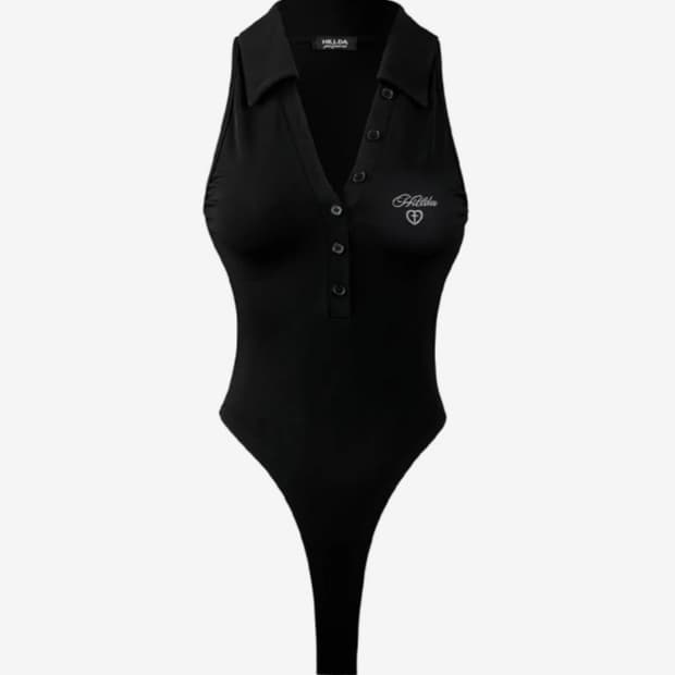 힐다 바디수트 Emo Collar Bodysuit