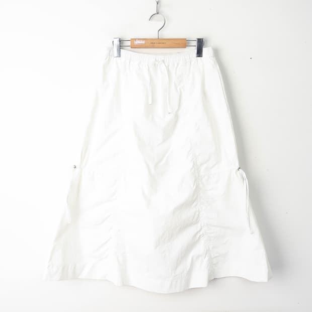 27/아티드 셔링 포인트 나일론 롱 스커트