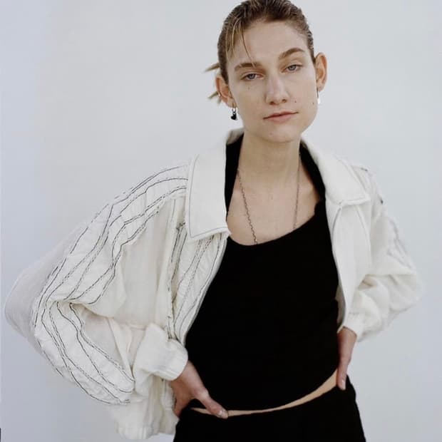 마땡킴 린넨 봄버 자켓