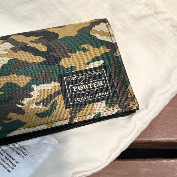 Porter 포터 카모플라쥬 지갑