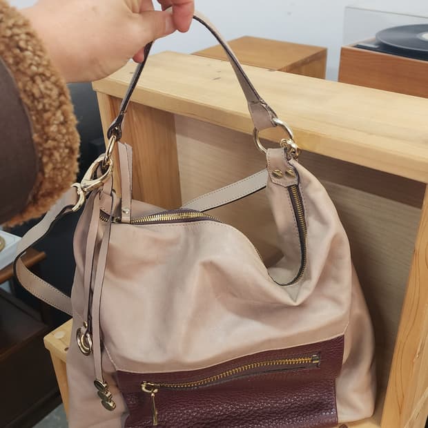 이태리 Peruzzi 가죽 숄더백 크로스백