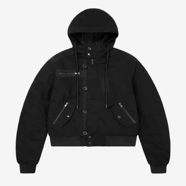 아캄 buttonplacket cotton ma-1 jacket 교환