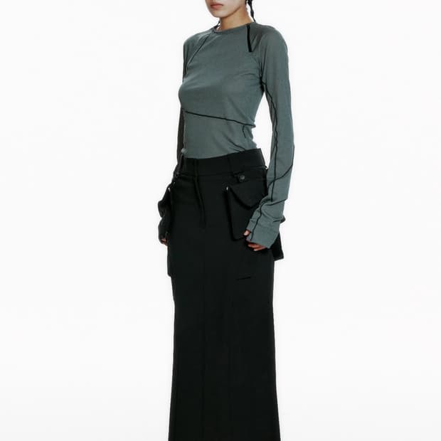 Hyein seo Cargo Skirt 혜인서 카고 스커트