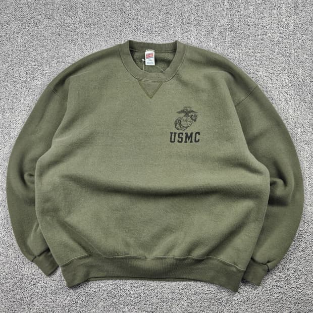 USA SOFFE USMC 헤비웨이트 크루넥 맨투맨 (XL)/ 10476