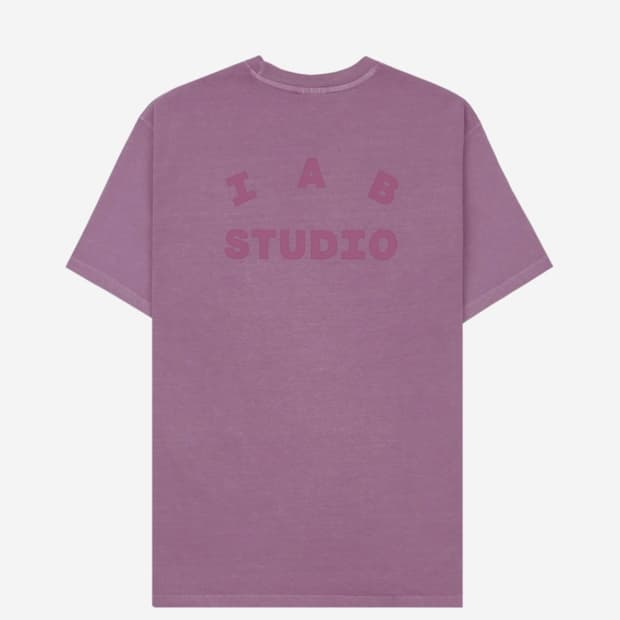 IAB studio 아이앱 스튜디오 피그먼트 티셔츠 마젠타