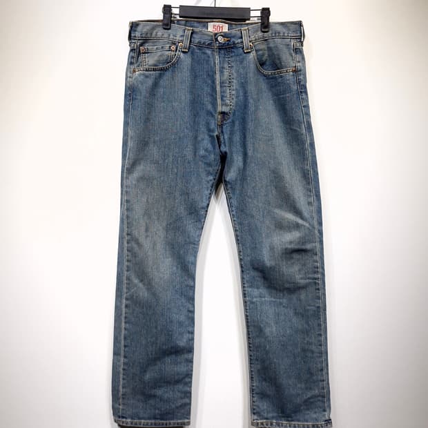 LEVI'S 리바이스 501 00's 버튼플라이 워싱 데님팬츠