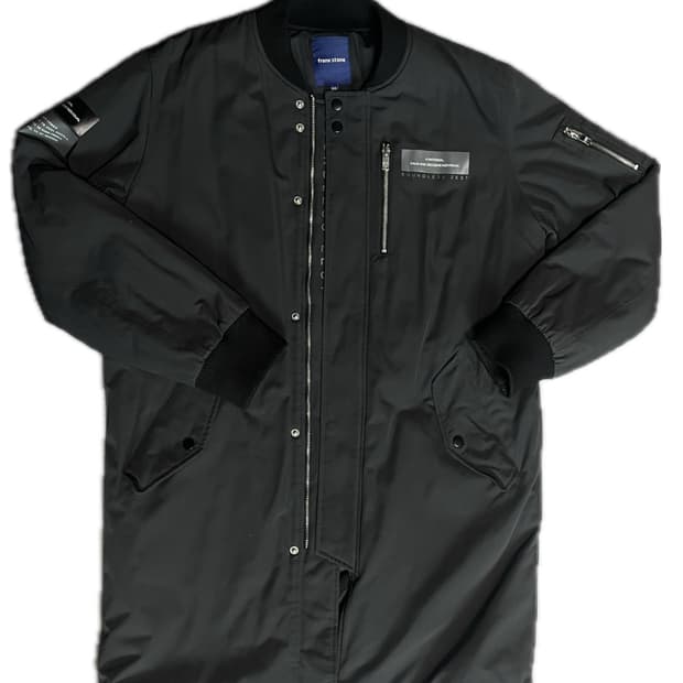 Frank stone 패딩코트 롱 ma-1