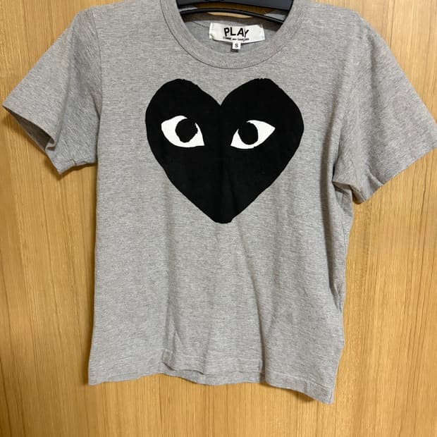 Black Heart Printed Heart T-Shirt
