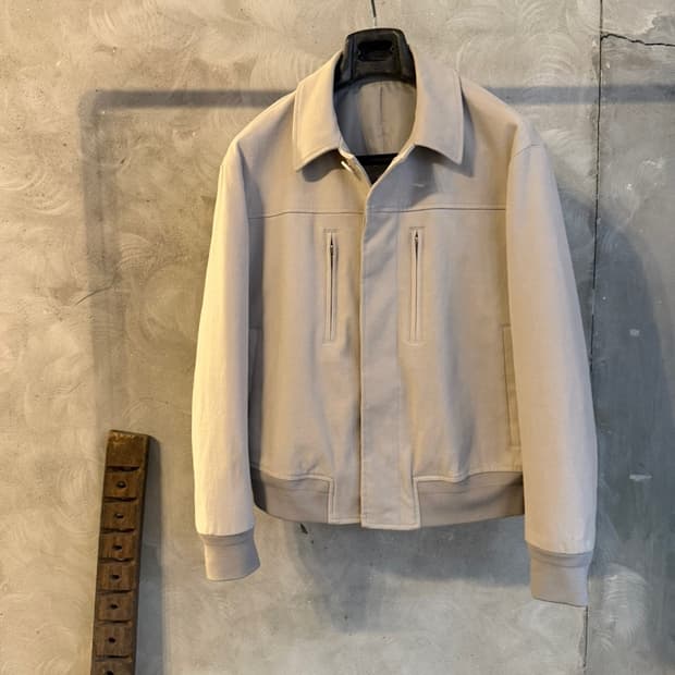 시스템옴므 클래식 몰스킨 블루종 자켓 남성100