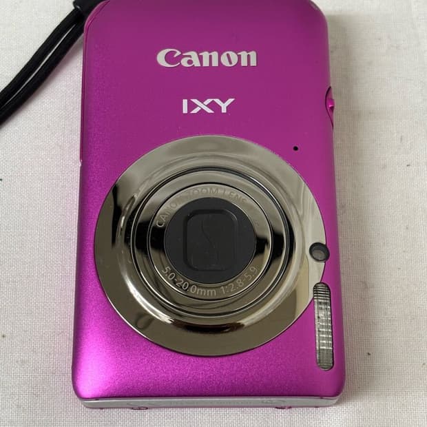 캐논 익시 210 퍼플 빈티지 카메라