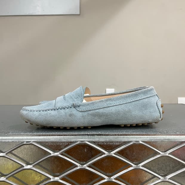 토즈 블루 고미노 로퍼 36.5