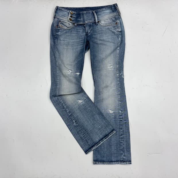 디젤(Diesel) CHEROCK 빈티지 워싱 데님 팬츠