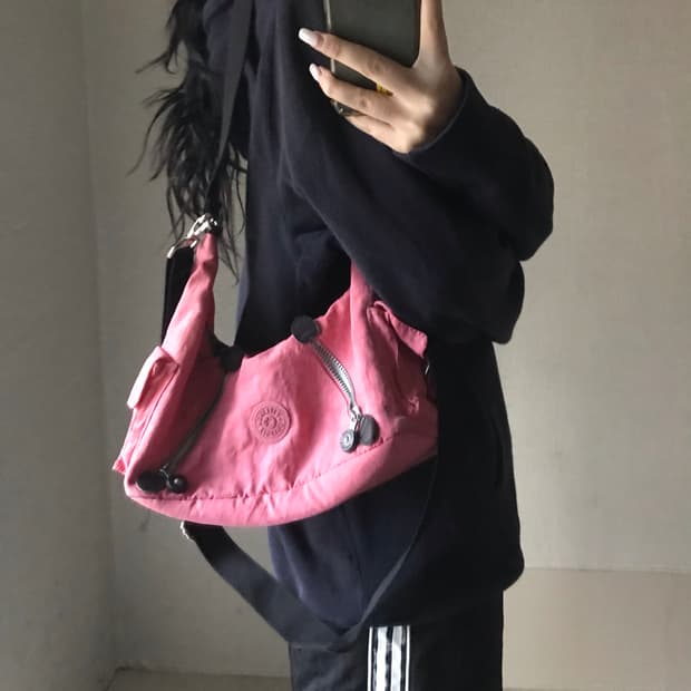 키플링 핑크 투웨이 백