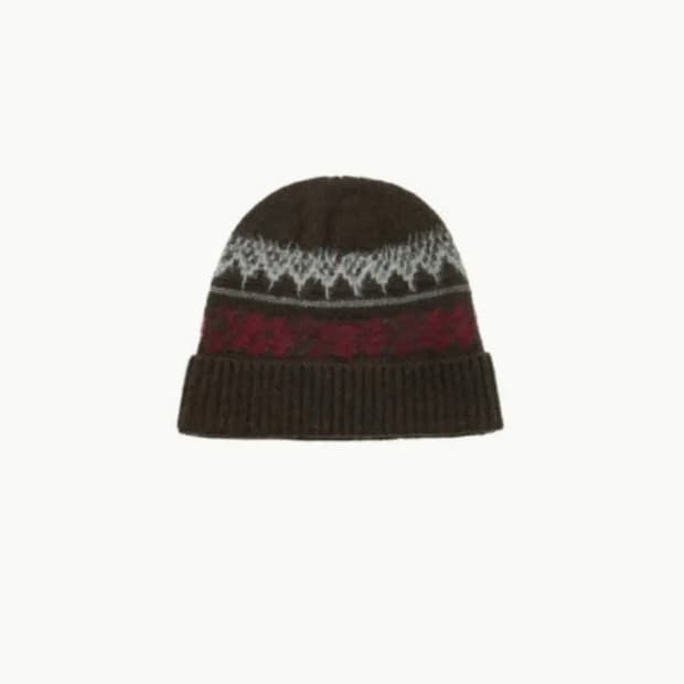 아모멘토 자카드 비니