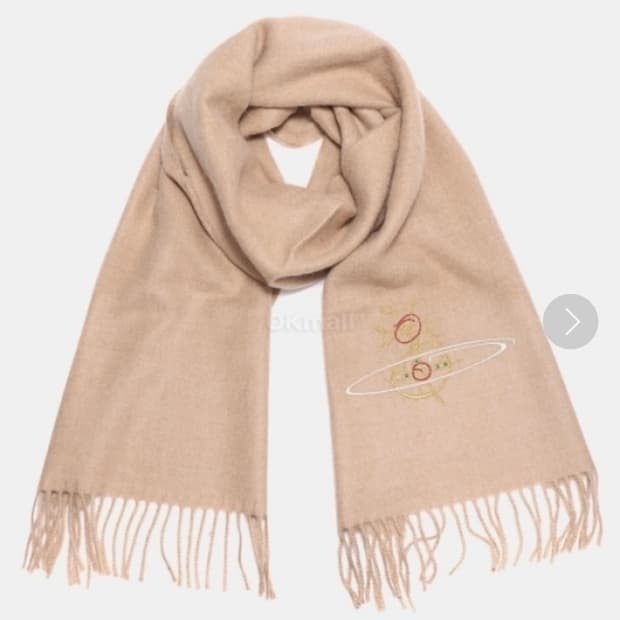 비비안웨스트우드 알파카 머플러 베이지