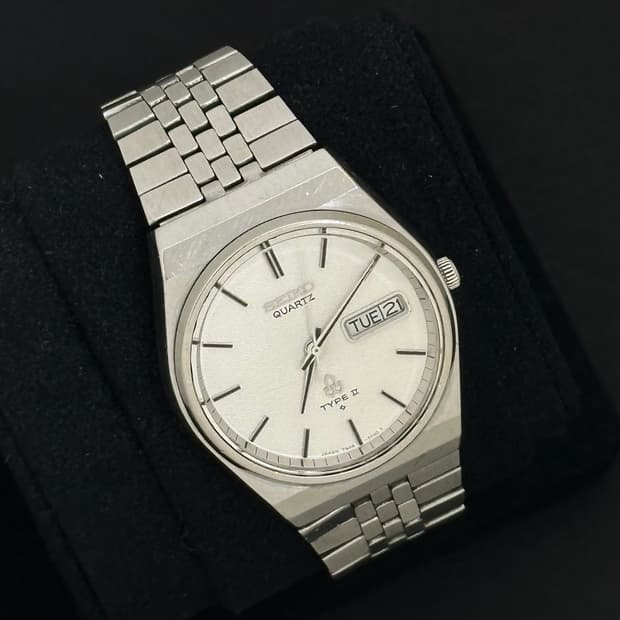 세이코 타입2 라운드 쿼츠 시계