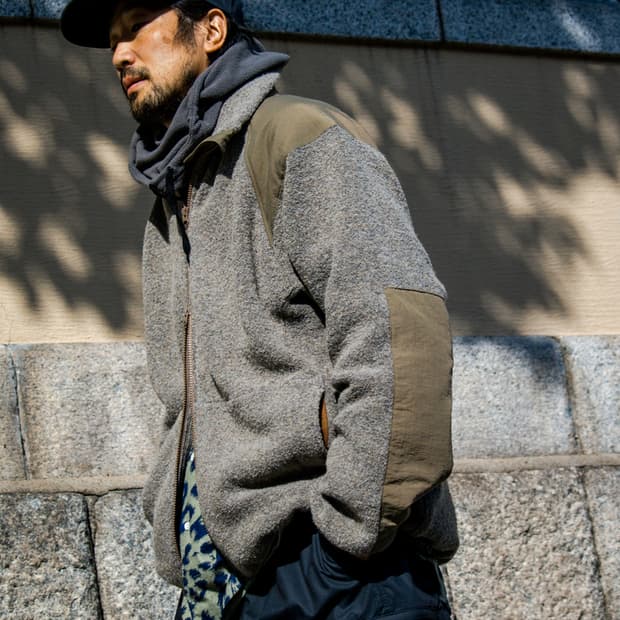 새상품) 나나미카 보일드 울 플리스 자켓 L