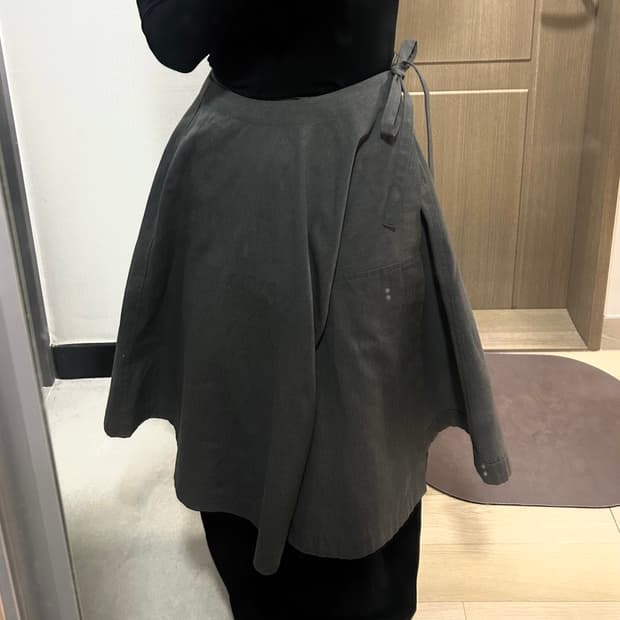 꼼데가르송 트리콧 스커트 