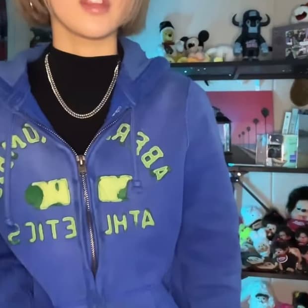 아베크롬비 아치 로고 후드 집업 S