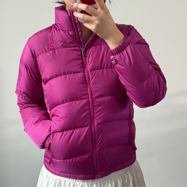[M] 노스페이스 우먼 핑크 600 패딩