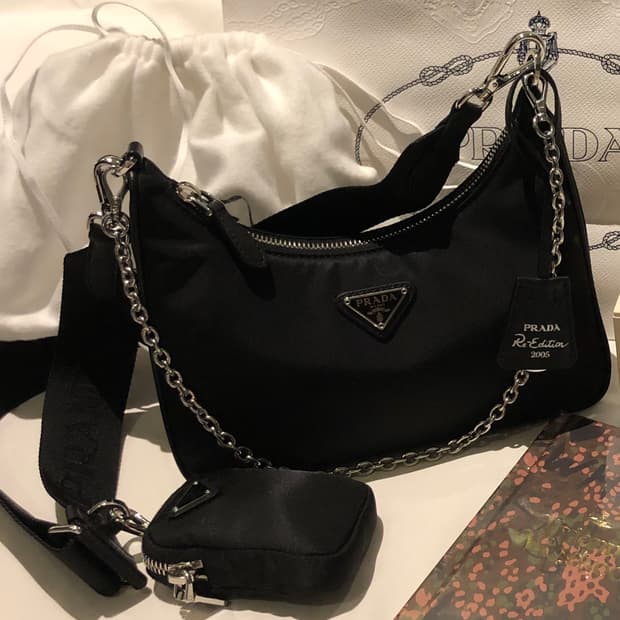 [풀구성]프라다 리나일론 테수토 호보백