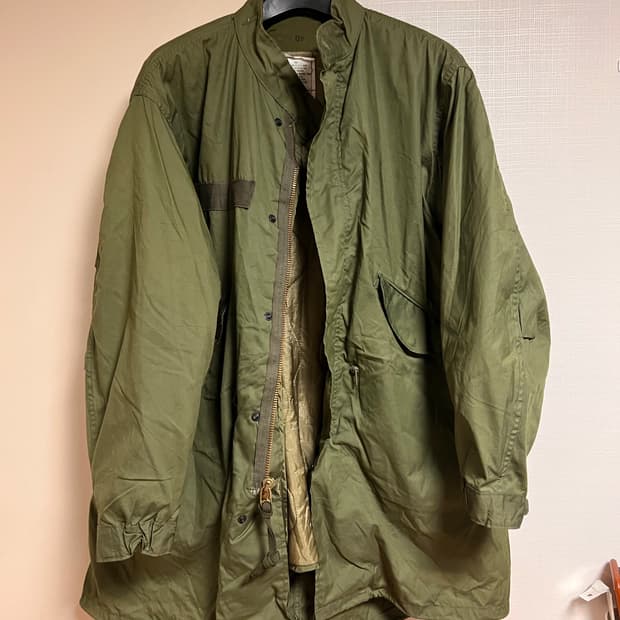 m65 피쉬테일 og 데드스탁 S 사이즈 모자포함 풀구성 카본힐 개파카