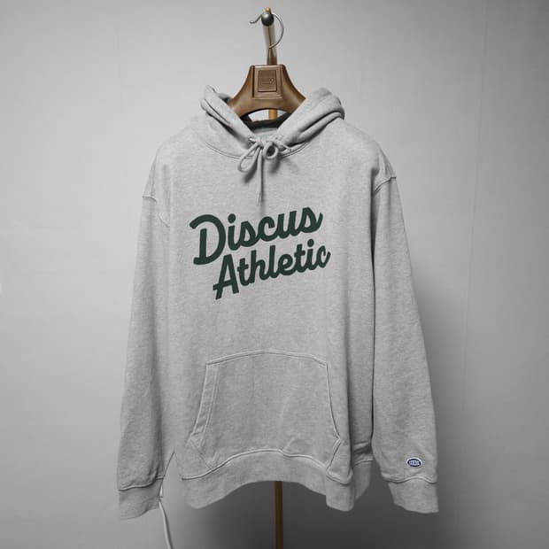 L ) 디스커스 애슬레틱 후드티 그레이 