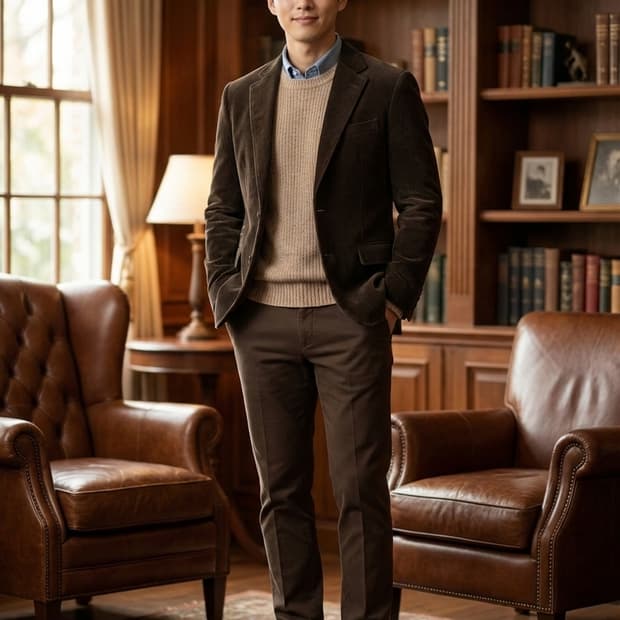 에르메네질도 제냐[Ermenegildo Zegna] 캐시코 코듀로이 자켓