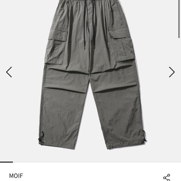 모이프 오버밀 6p 팬츠 스톤 1사이즈