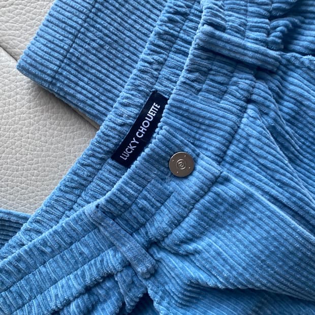 럭키슈웨뜨 코듀로이 와이드 팬츠