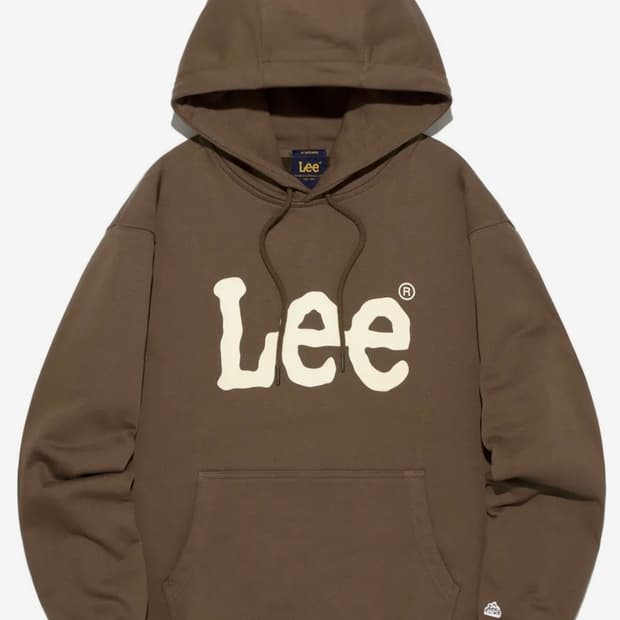 Lee 후드티 브라운컬러/갈색 L